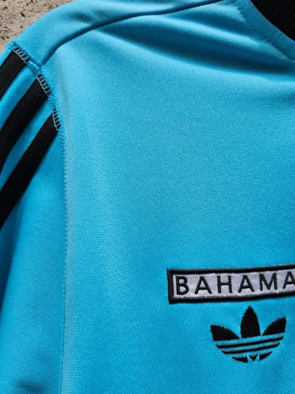 Adidas Originals Track Jacket Mens X-Large Blue Bahamas Soccer Full Zip Top 2007